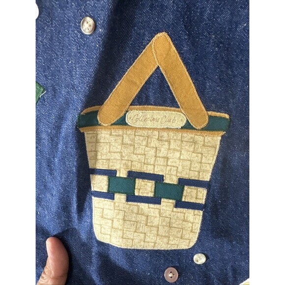 Rare Longaberger Deadstock  Handmade Vest 25th Anniversary  98 Artsy Cottagecore - Picture 7 of 12